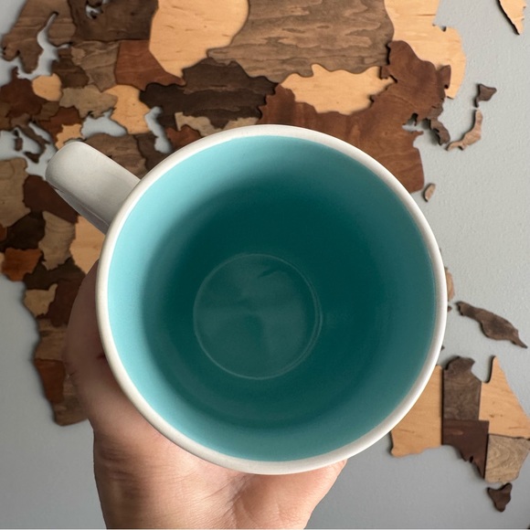 Rae Dunn Artisan Collection “Jetset” stamped 16 oz Ceramic Mug - Picture 4 of 5